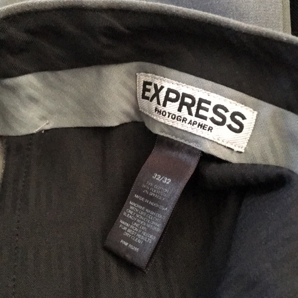 Worn twice dry cleaned (notice yellow tags)